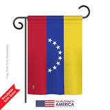 Venezuela - Nationality Flags of the World Vertical Impressions Decorative Flags HG140252 Printed In USA