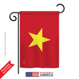 Vietnam - Nationality Flags of the World Vertical Impressions Decorative Flags HG140253 Printed In USA