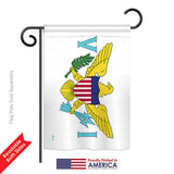 Virgin Islands - Nationality Flags of the World Vertical Impressions Decorative Flags HG140255 Printed In USA