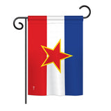 Yugoslavia - Nationality Flags of the World Vertical Impressions Decorative Flags HG140258 Printed In USA