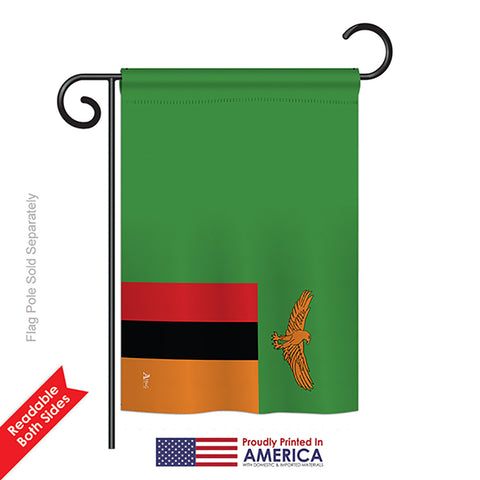 Zambia - Nationality Flags of the World Vertical Impressions
