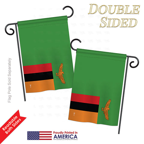 Zambia - Nationality Flags of the World Vertical Impressions