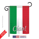 Italian - Nationality Flags of the World Vertical Impressions Decorative Flags HG108027 Printed In USA