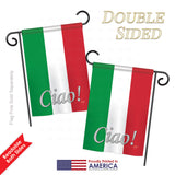 Italian - Nationality Flags of the World Vertical Impressions Decorative Flags HG108027 Printed In USA