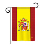 Spain - Nationality Flags of the World Vertical Impressions Decorative Flags HG108075 Printed In USA