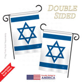 Israel - Nationality Flags of the World Vertical Impressions Decorative Flags HG108080 Printed In USA