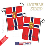 Norway - Nationality Flags of the World Vertical Impressions Decorative Flags HG108092 Printed In USA