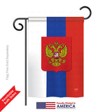 Russia - Nationality Flags of the World Vertical Impressions Decorative Flags HG108124 Printed In USA