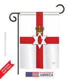 Northern Ireland - Nationality Flags of the World Vertical Impressions Decorative Flags HG108169 Printed In USA