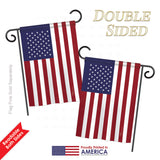 USA - Nationality Flags of the World Vertical Impressions Decorative Flags HG108184 Printed In USA