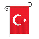 Turkey - Nationality Flags of the World Vertical Impressions Decorative Flags HG108194 Printed In USA