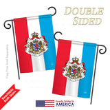 Luxembourg - Nationality Flags of the World Vertical Impressions Decorative Flags HG108199 Printed In USA