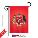 Isle of Man - Nationality Flags of the World Vertical Impressions Decorative Flags HG108200 Printed In USA