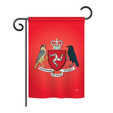 Isle of Man - Nationality Flags of the World Vertical Impressions Decorative Flags HG108200 Printed In USA
