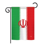 Iran - Nationality Flags of the World Vertical Impressions Decorative Flags HG108215 Printed In USA