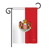 Monaco - Nationality Flags of the World Vertical Impressions Decorative Flags HG108322 Printed In USA