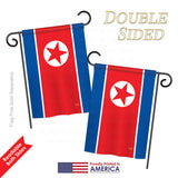 North Korea - Nationality Flags of the World Vertical Impressions Decorative Flags HG108328 Printed In USA