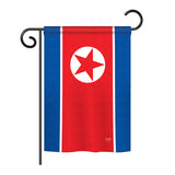 North Korea - Nationality Flags of the World Vertical Impressions Decorative Flags HG108328 Printed In USA