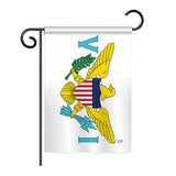 US Virgin Islands - Nationality Flags of the World Vertical Impressions Decorative Flags HG108334 Printed In USA