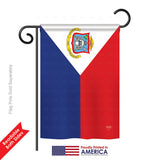 Saint Marteen - Nationality Flags of the World Vertical Impressions Decorative Flags HG108348 Printed In USA