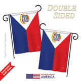 Saint Marteen - Nationality Flags of the World Vertical Impressions Decorative Flags HG108348 Printed In USA