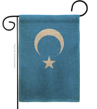 Uyghur - Nationality Flags of the World Vertical Impressions Decorative Flags HG170197 Made In USA