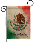 Viva Mexico - Nationality Flags of the World Vertical Impressions Decorative Flags HG192276 Made In USA