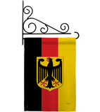 Germany - Nationality Flags of the World Vertical Impressions Decorative Flags HG108085 Made In USA