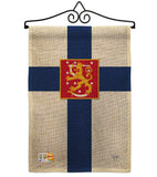 Finland - Nationality Flags of the World Vertical Impressions Decorative Flags HG108103 Made In USA