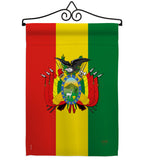 Bolivia - Nationality Flags of the World Vertical Impressions Decorative Flags HG108155 Made In USA