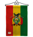 Bolivia - Nationality Flags of the World Vertical Impressions Decorative Flags HG108155 Made In USA