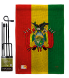 Bolivia - Nationality Flags of the World Vertical Impressions Decorative Flags HG108155 Made In USA