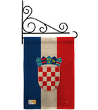 Croatia - Nationality Flags of the World Vertical Impressions Decorative Flags HG108210 Made In USA
