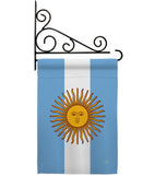 Argentina - Nationality Flags of the World Vertical Impressions Decorative Flags HG108214 Made In USA