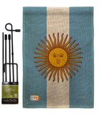 Argentina - Nationality Flags of the World Vertical Impressions Decorative Flags HG108214 Made In USA