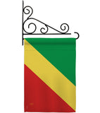 Congo - Nationality Flags of the World Vertical Impressions Decorative Flags HG108293 Made In USA