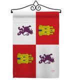 Castile and León - Nationality Flags of the World Vertical Impressions Decorative Flags HG108323 Made In USA