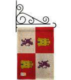 Castile and León - Nationality Flags of the World Vertical Impressions Decorative Flags HG108323 Made In USA