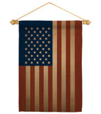 USA - Nationality Flags of the World Vertical Impressions Decorative Flags HG108399 Made In USA