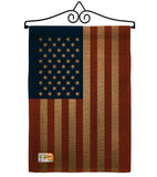 USA - Nationality Flags of the World Vertical Impressions Decorative Flags HG108399 Made In USA