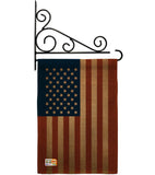 USA - Nationality Flags of the World Vertical Impressions Decorative Flags HG108399 Made In USA