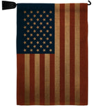 USA - Nationality Flags of the World Vertical Impressions Decorative Flags HG108399 Made In USA