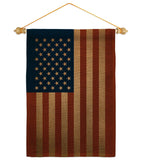 USA - Nationality Flags of the World Vertical Impressions Decorative Flags HG108399 Made In USA