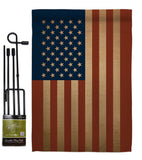 USA - Nationality Flags of the World Vertical Impressions Decorative Flags HG108399 Made In USA