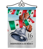 Mexican Independence Day - Nationality Flags of the World Vertical Impressions Decorative Flags HG108619 Made In USA