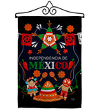 Independencia De Mexico - Nationality Flags of the World Vertical Impressions Decorative Flags HG108623 Made In USA
