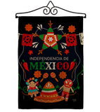 Independencia De Mexico - Nationality Flags of the World Vertical Impressions Decorative Flags HG108623 Made In USA