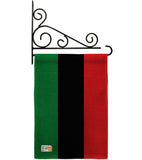 African American - Nationality Flags of the World Vertical Impressions Decorative Flags HG140001 Made In USA