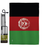 Afghanistan - Nationality Flags of the World Vertical Impressions Decorative Flags HG140002 Made In USA