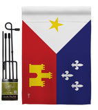 Acadiana - Nationality Flags of the World Vertical Impressions Decorative Flags HG140004 Made In USA